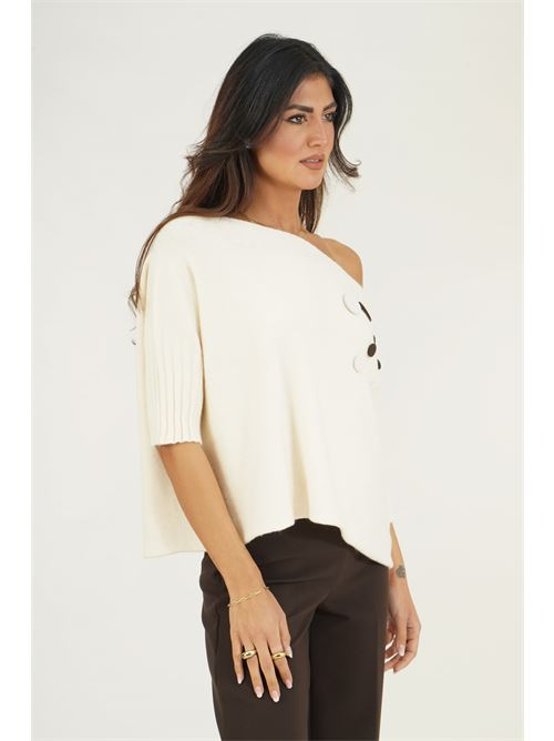 Maglia in viscosa GM by Gai Mattiolo | GM4328ACCBURRO